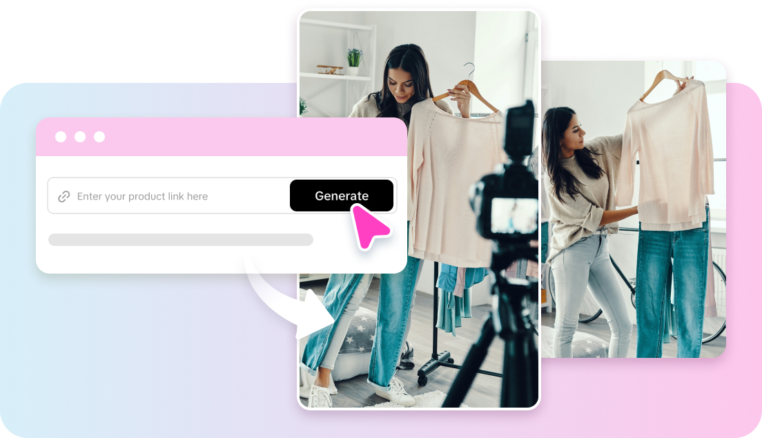 One-click video generator for viral Instagram content